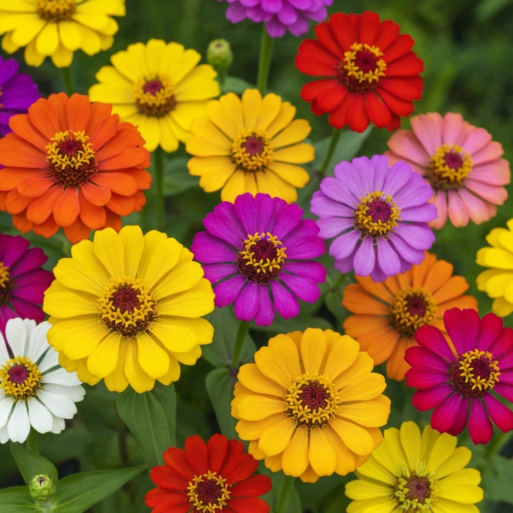 Zinnias